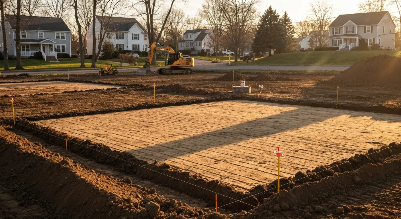 Site preparation and excavation work