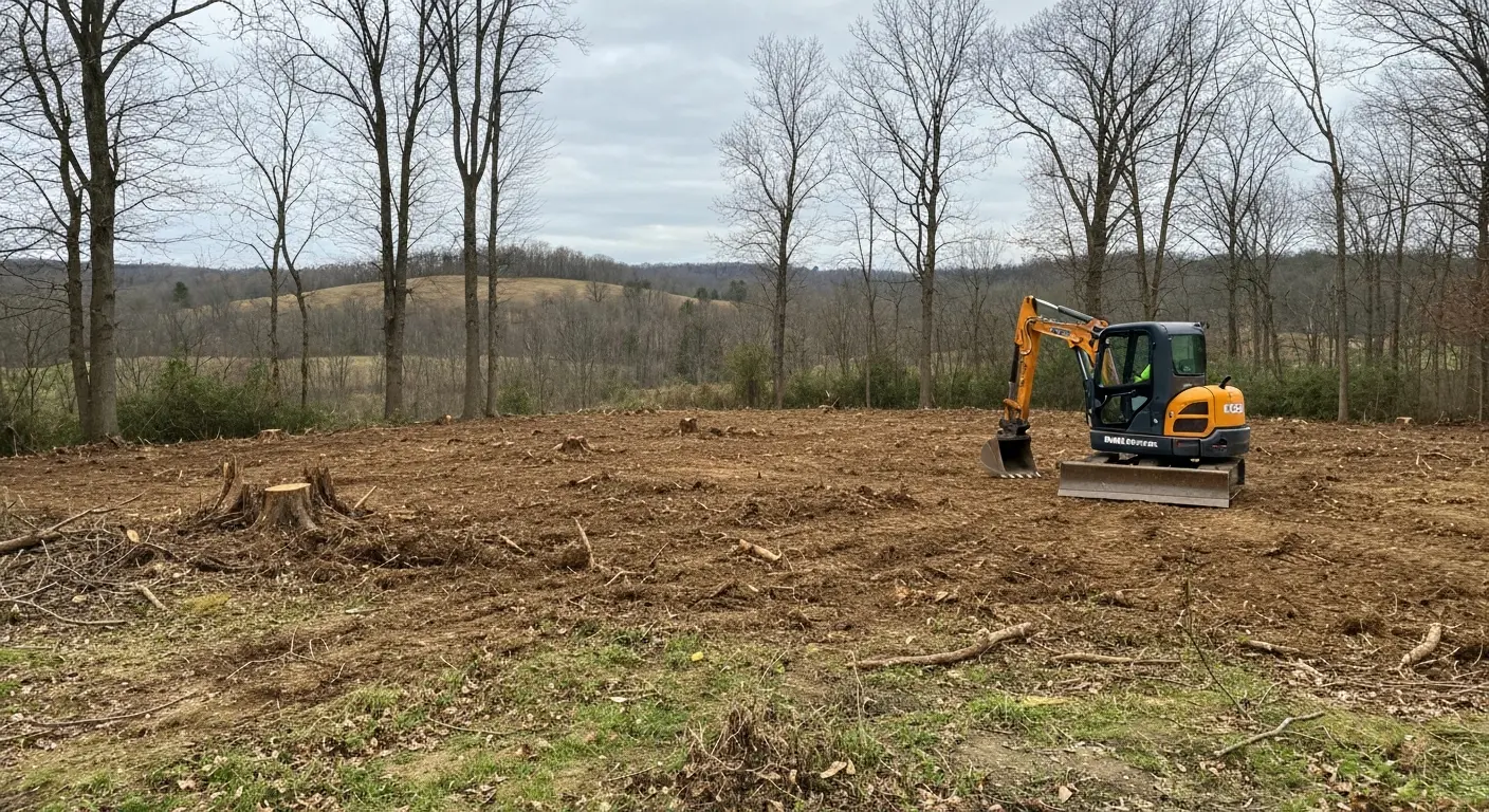 Land clearing site
