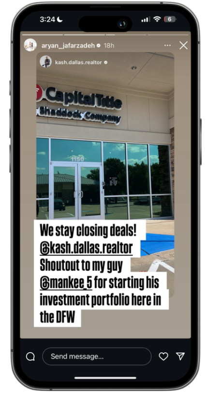 Capital Title closing story shoutout