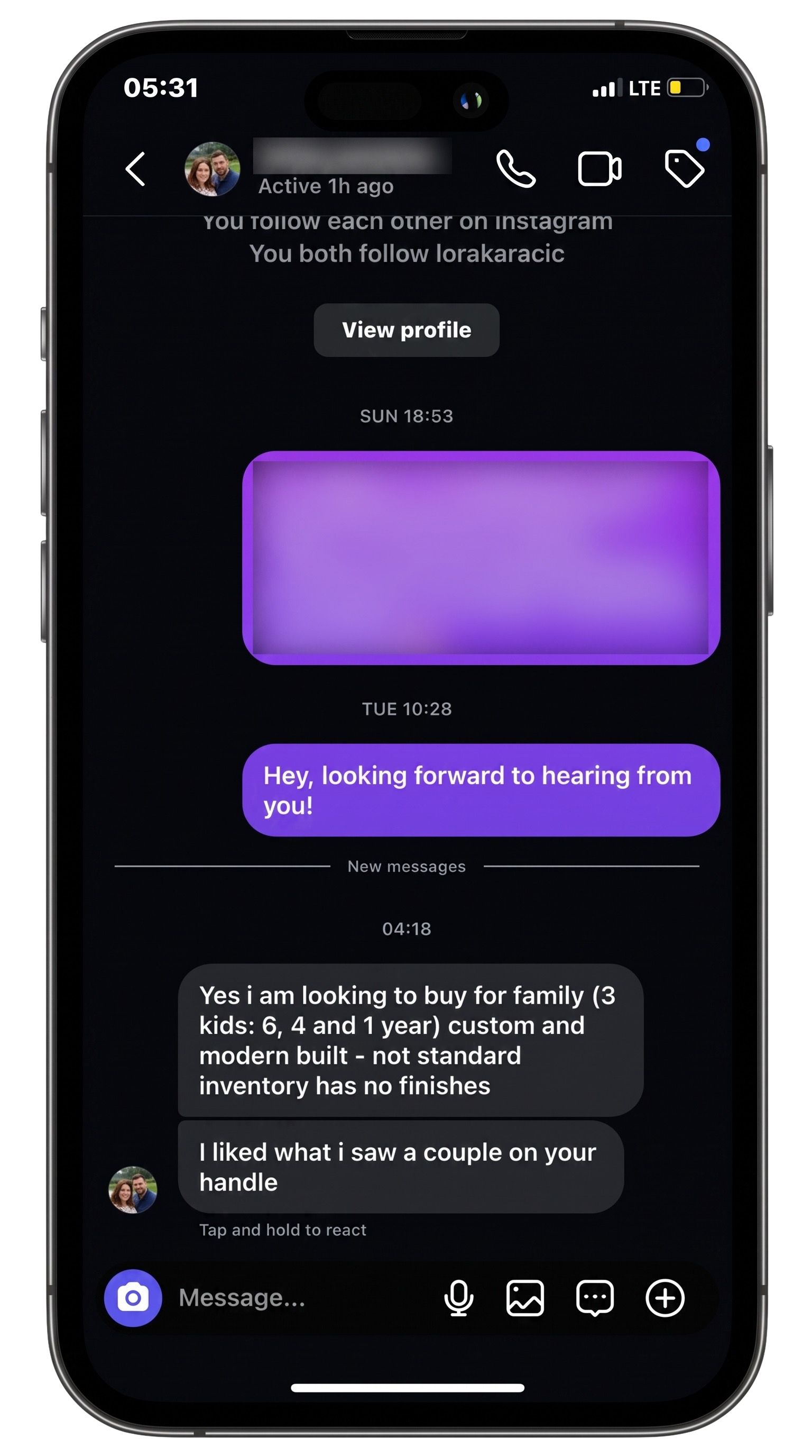 Buyer and seller engine conversation