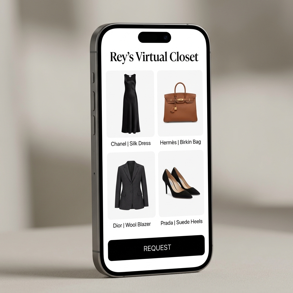 Virtual Closet Mobile Mockup