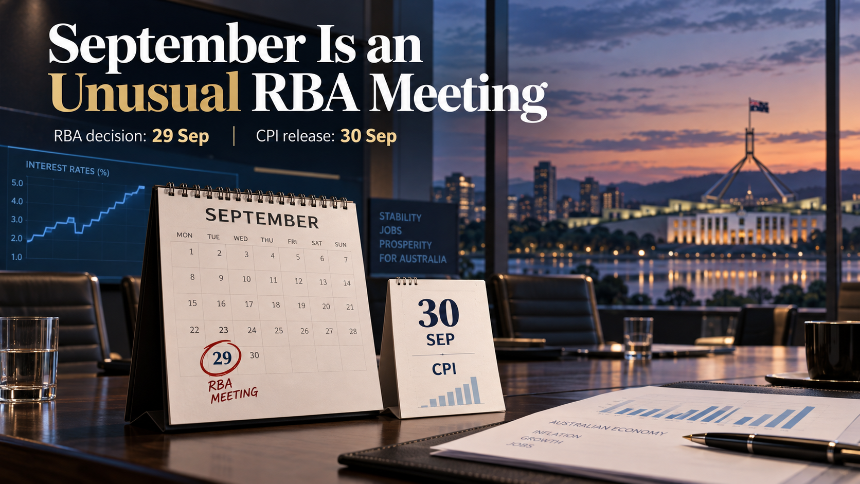 September Is an Unusual RBA Meeting