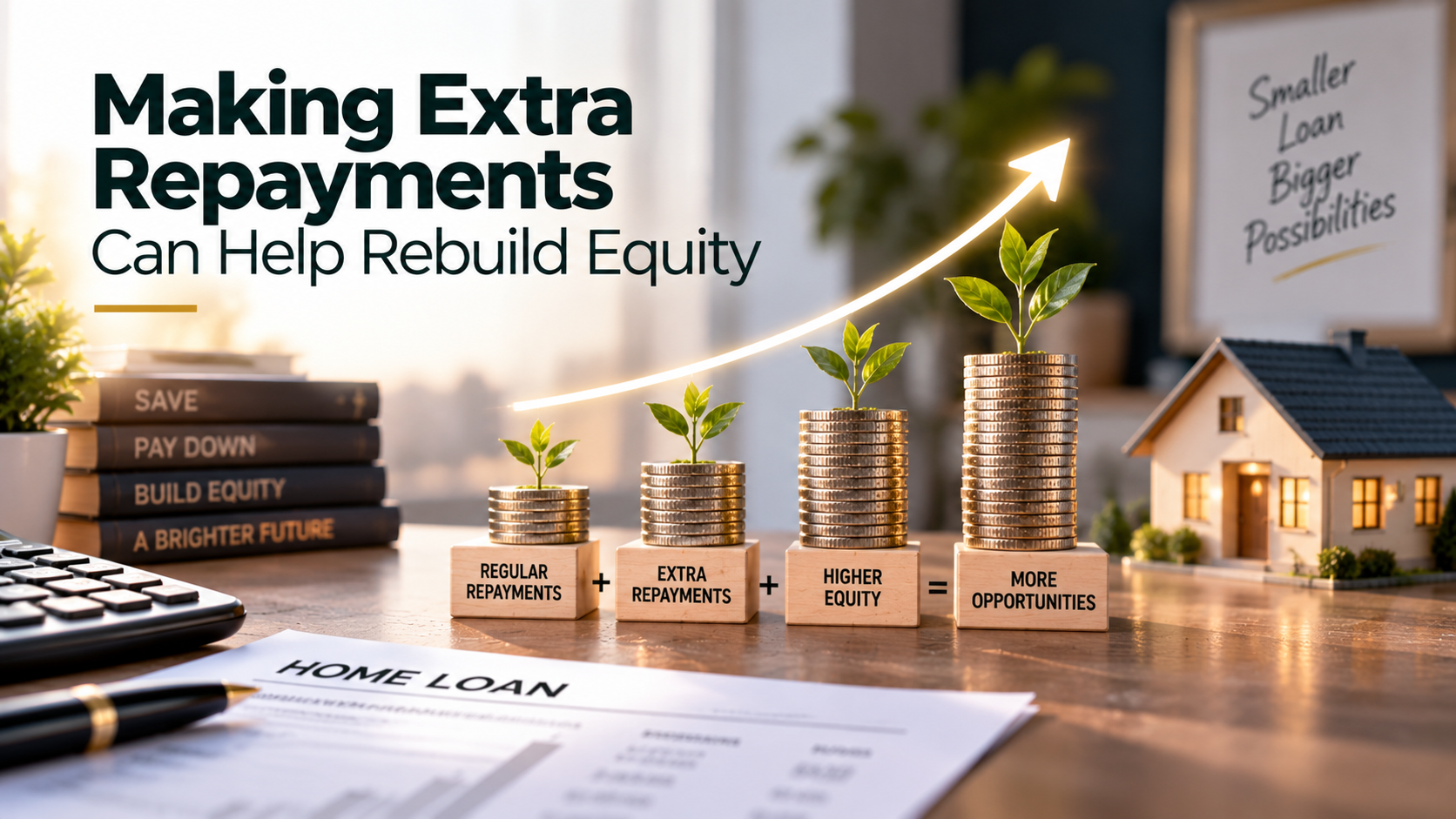 Making Extra Repayments Can Help Rebuild Equity Making Extra Repayments Can Help Rebuild Equity