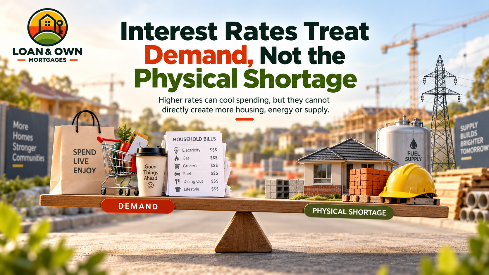 Interest Rates Treat Demand, Not the Physical Shortage Interest Rates Treat Demand, Not the Physical Shortage