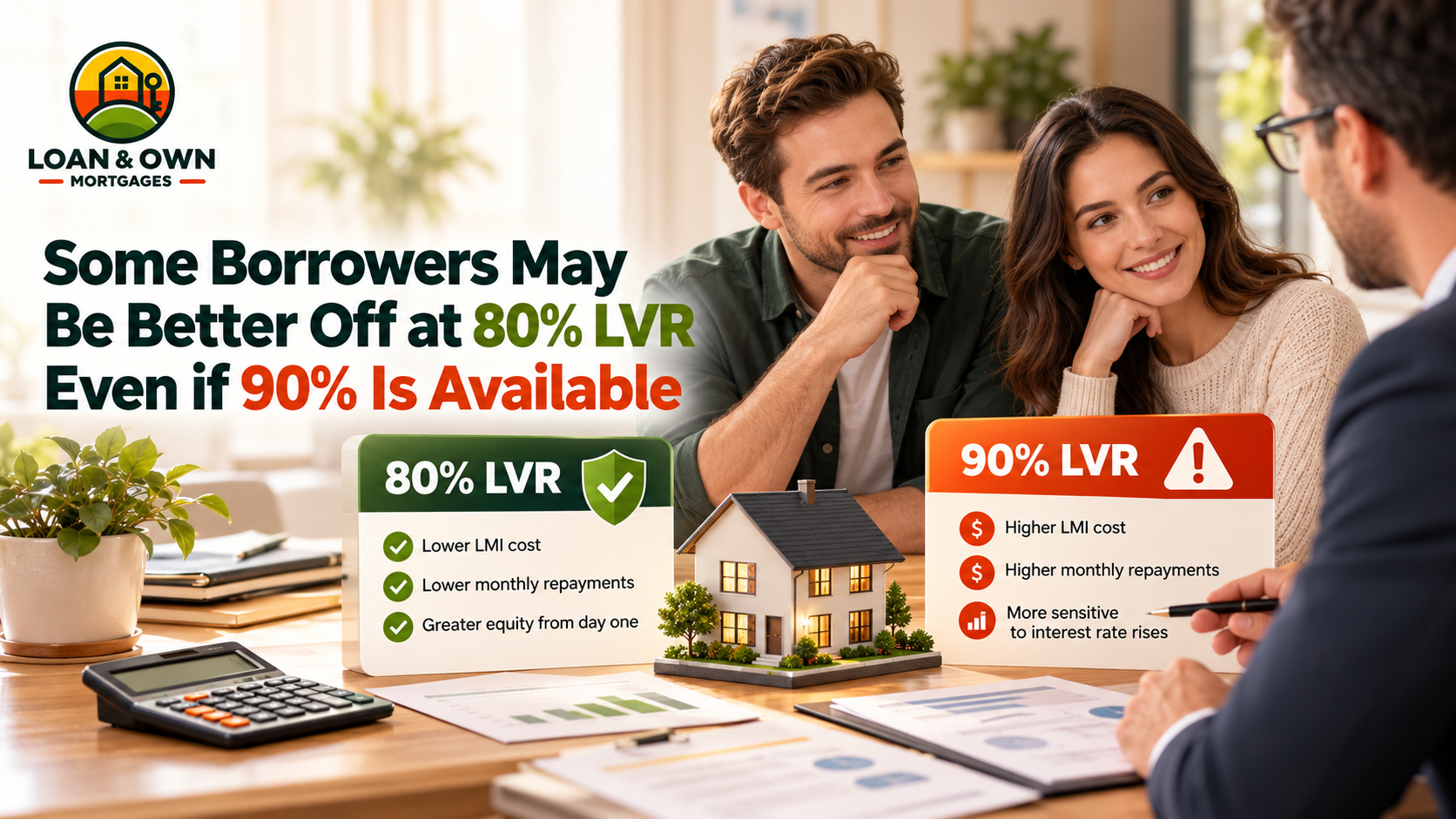 Some Borrowers May Be Better Off at 80% LVR Even if 90% Is Available