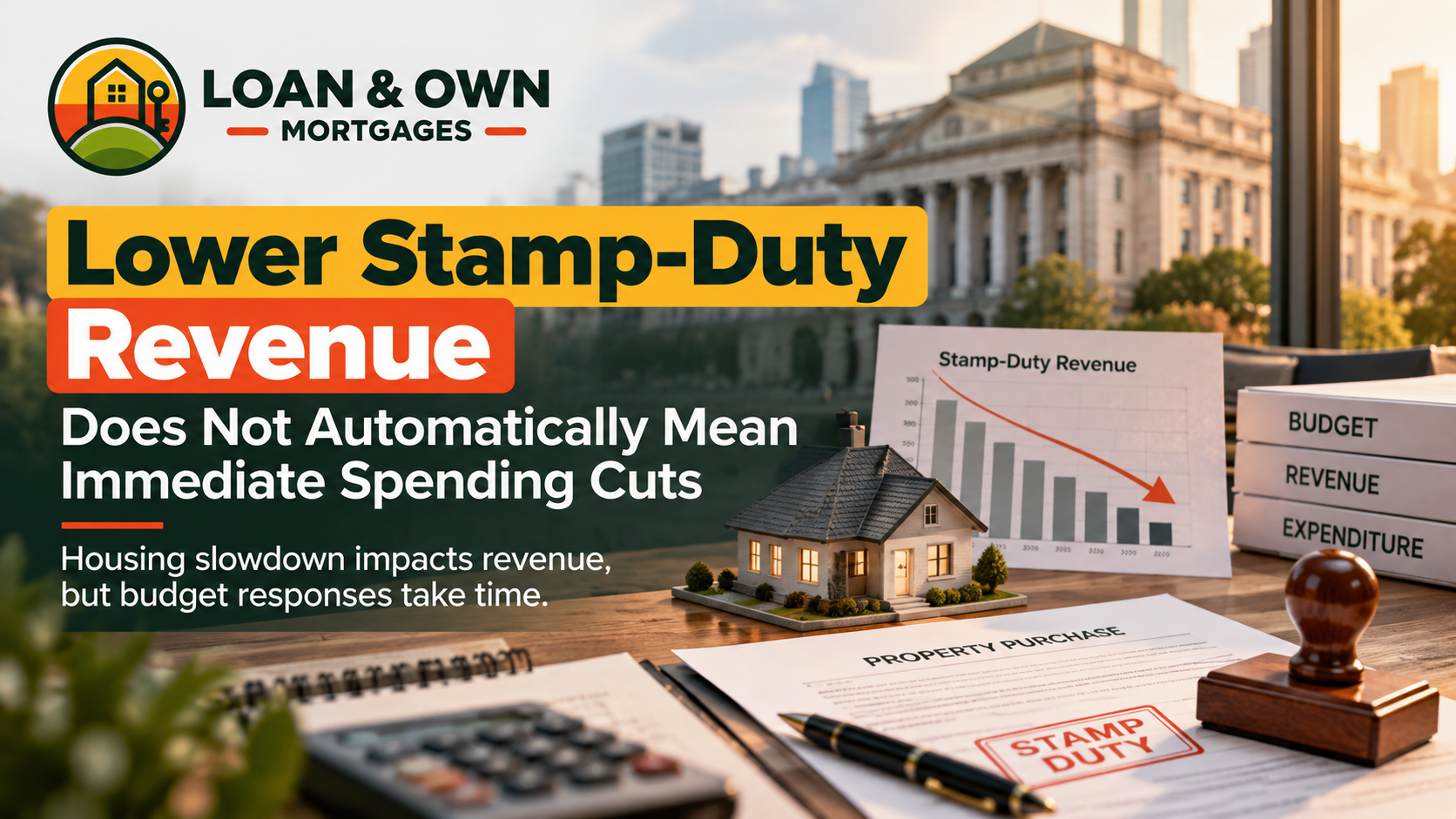 Lower Stamp-Duty Revenue Does Not Automatically Mean Immediate Spending Cuts Lower Stamp-Duty Revenue Does Not Automatically Mean Immediate Spending Cuts