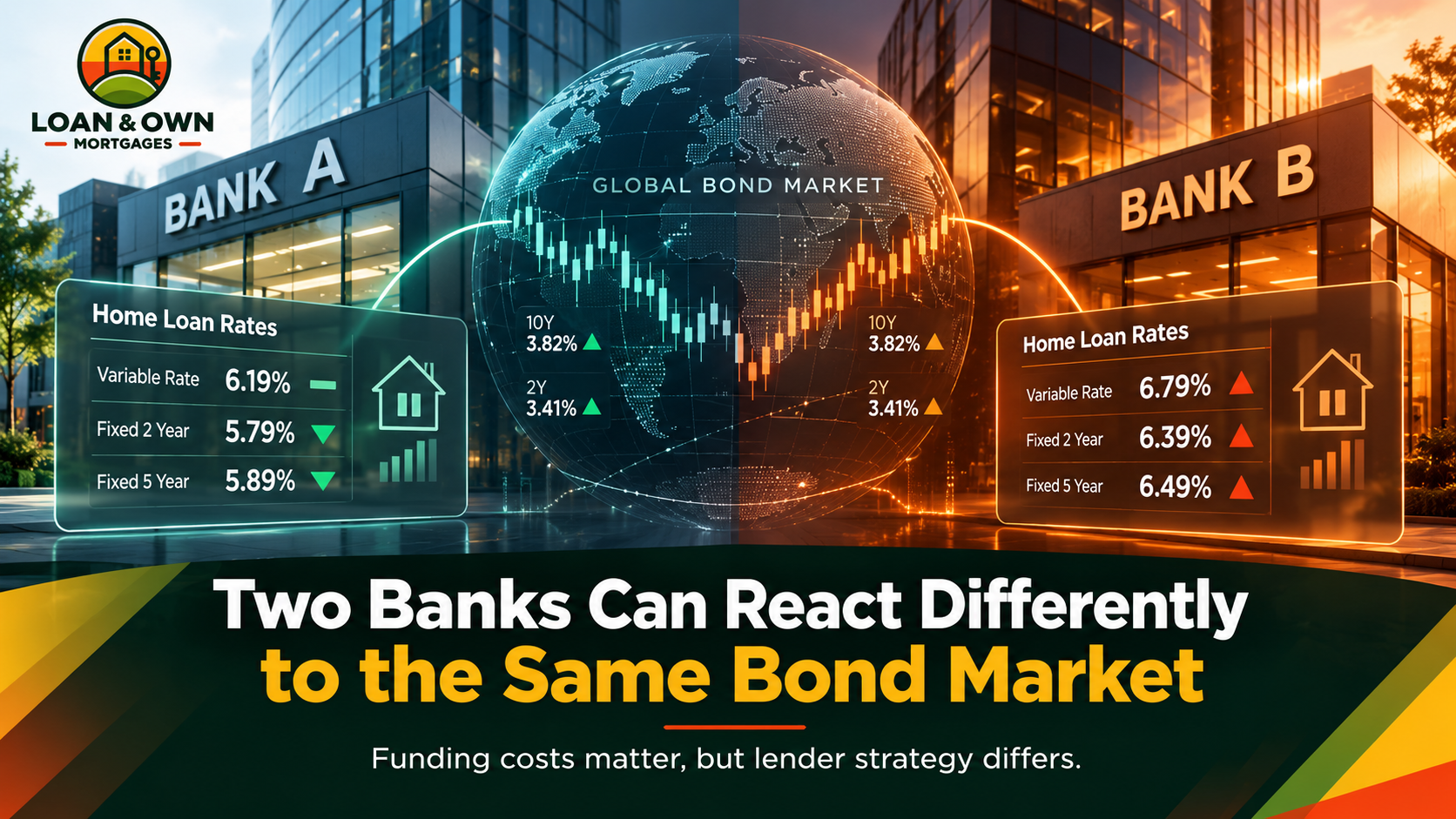 Two Banks Can React Differently to the Same Bond Market