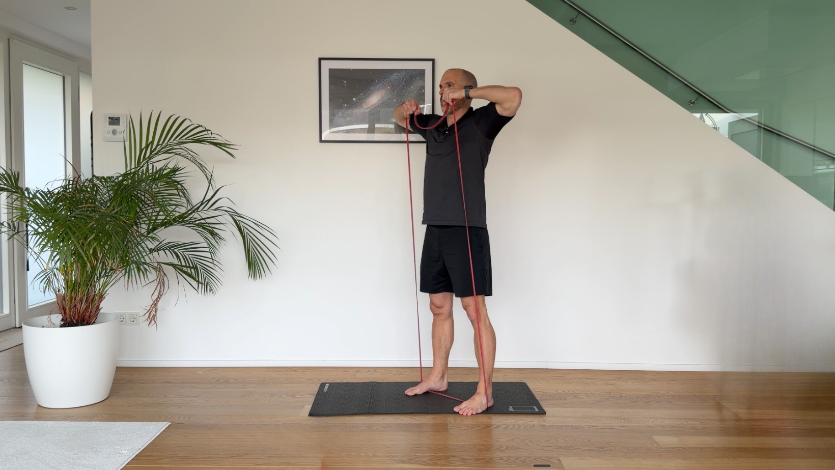 Baseline group member stretching