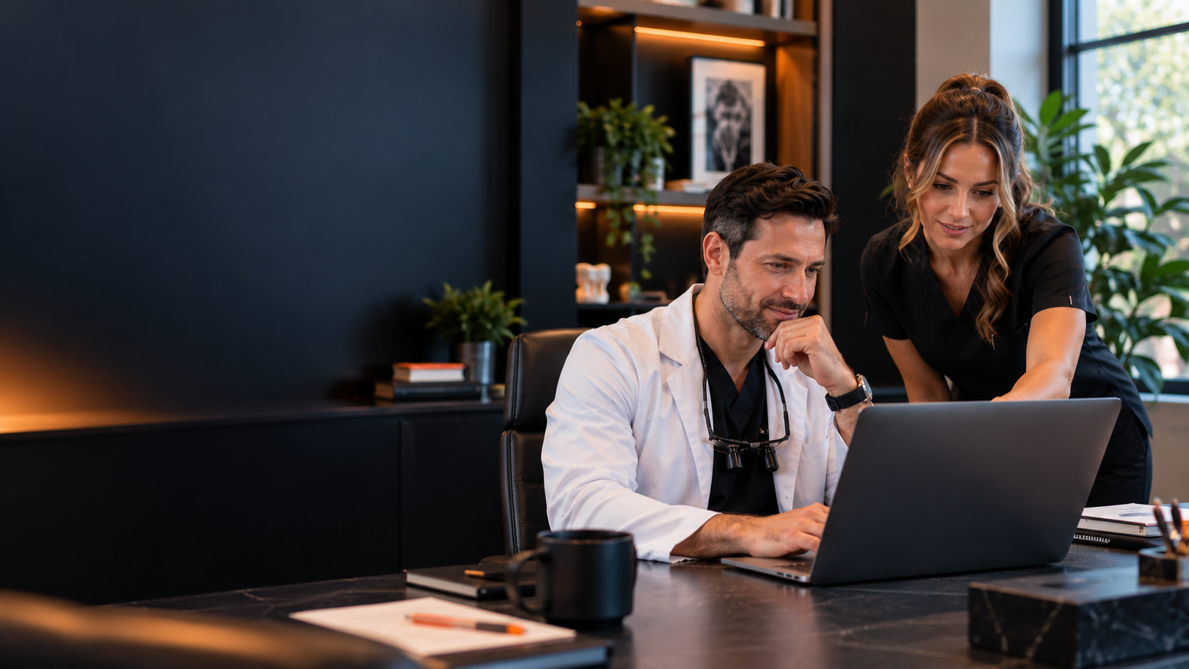 Healthcare practice owner booking a ZarmaTech strategy call