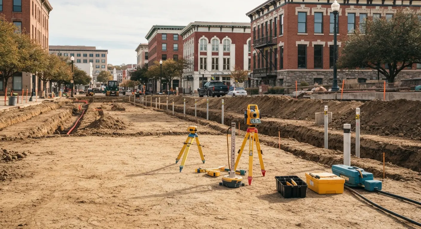 Site preparation and utility work