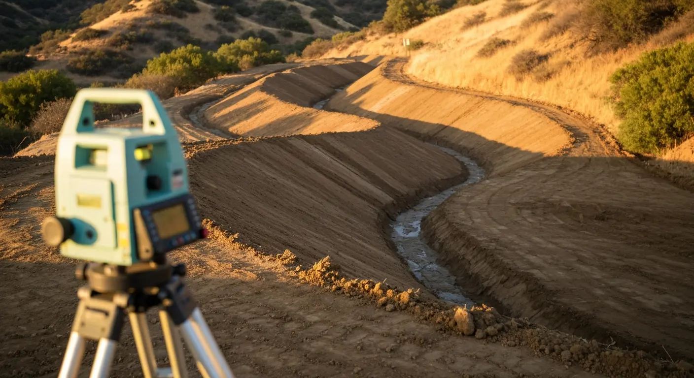 Site grading project in Ranchita