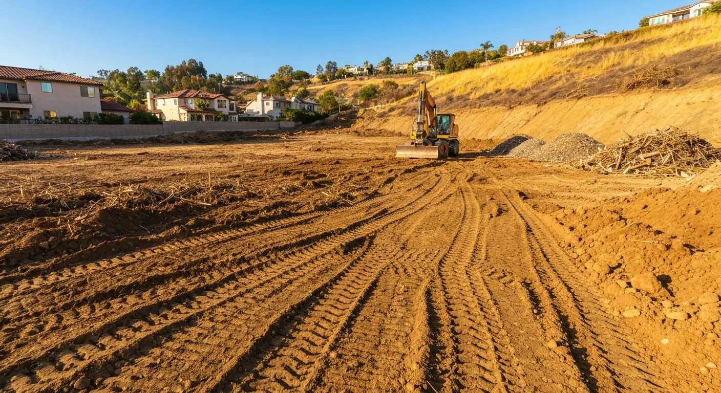 Land clearing and site prep