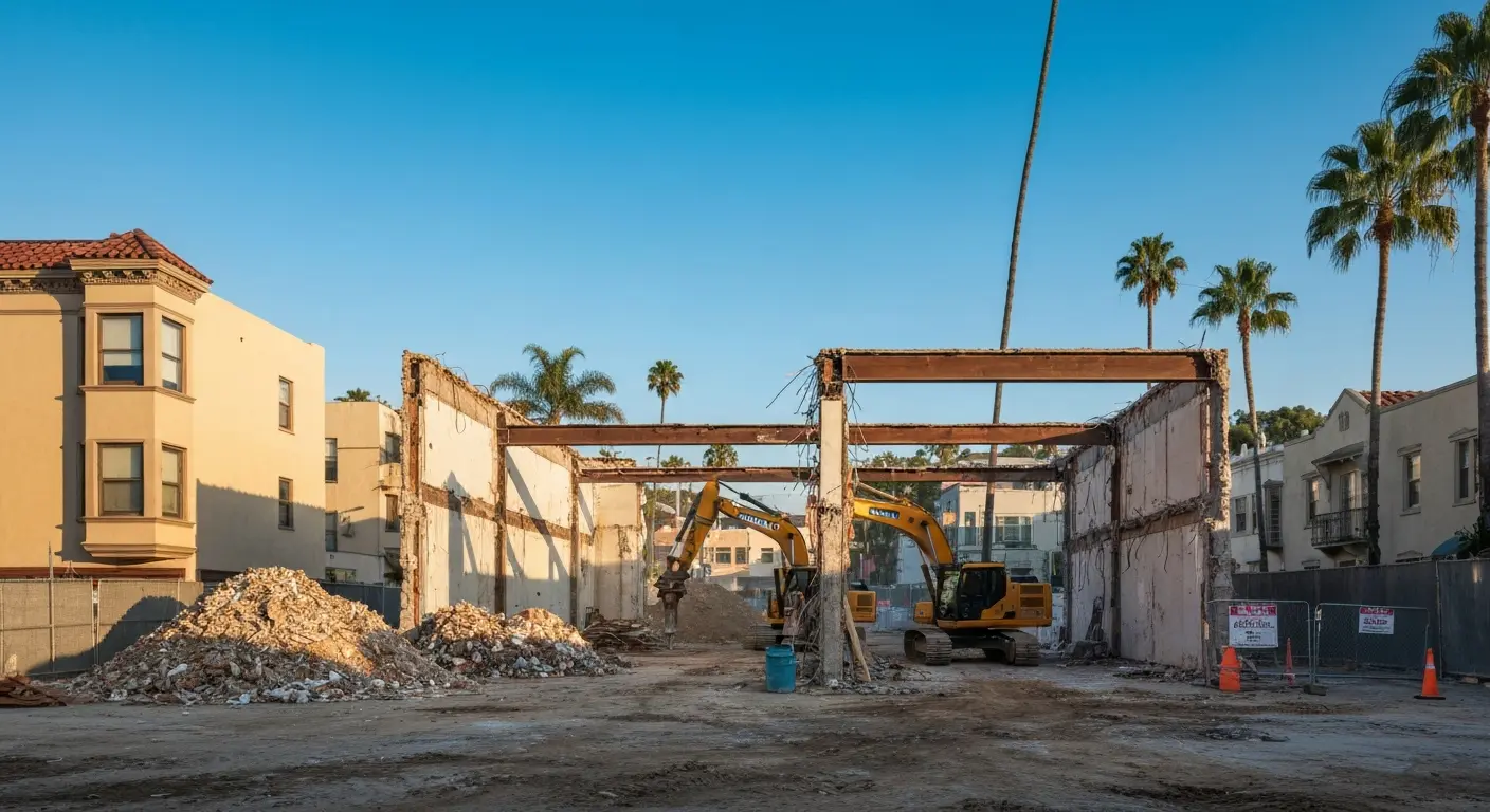 Commercial building demolition