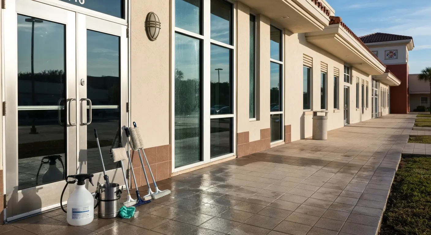 Healthcare facility cleaning
