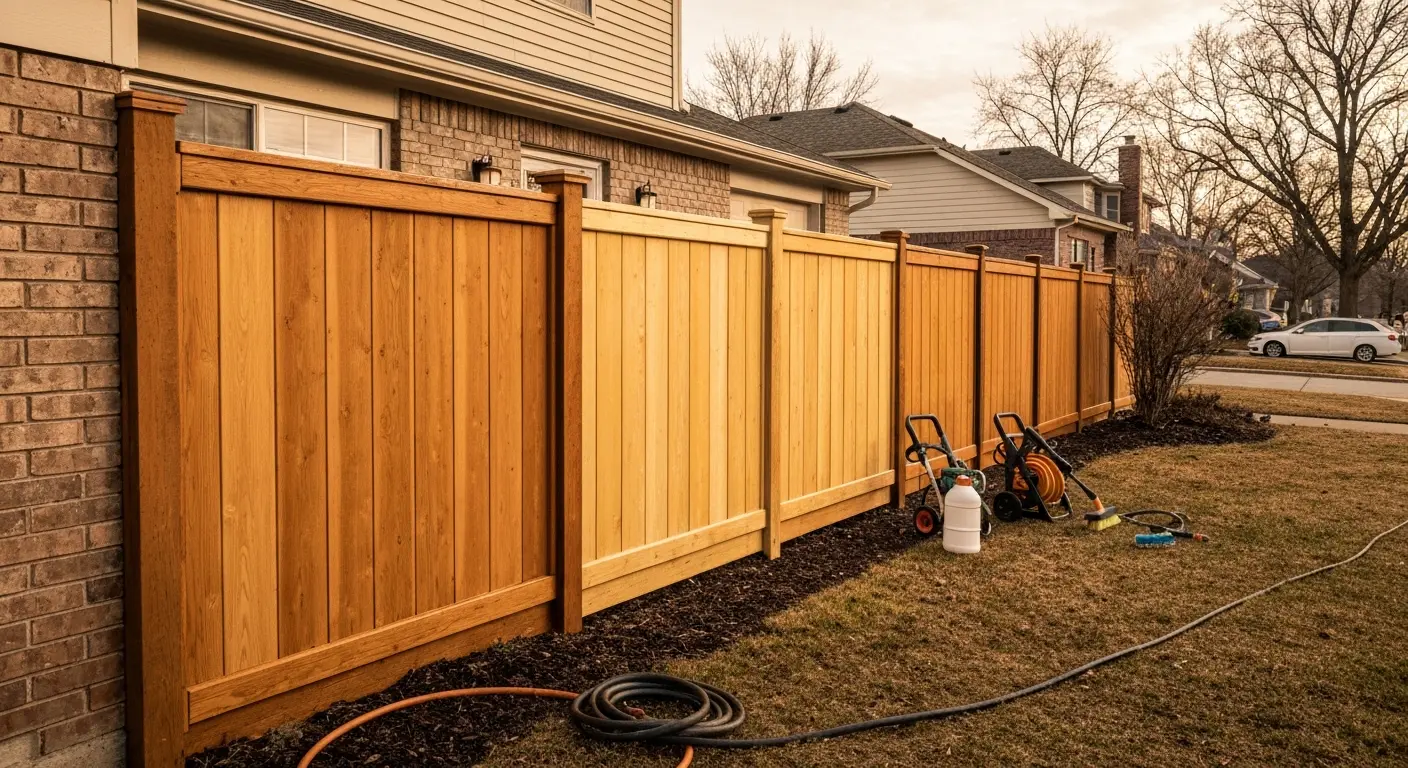 Fence and exterior cleaning