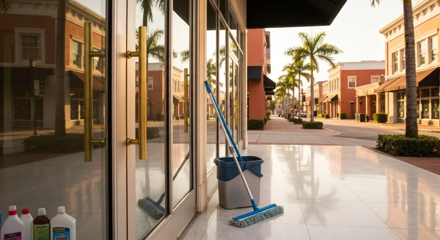Commercial property cleaning