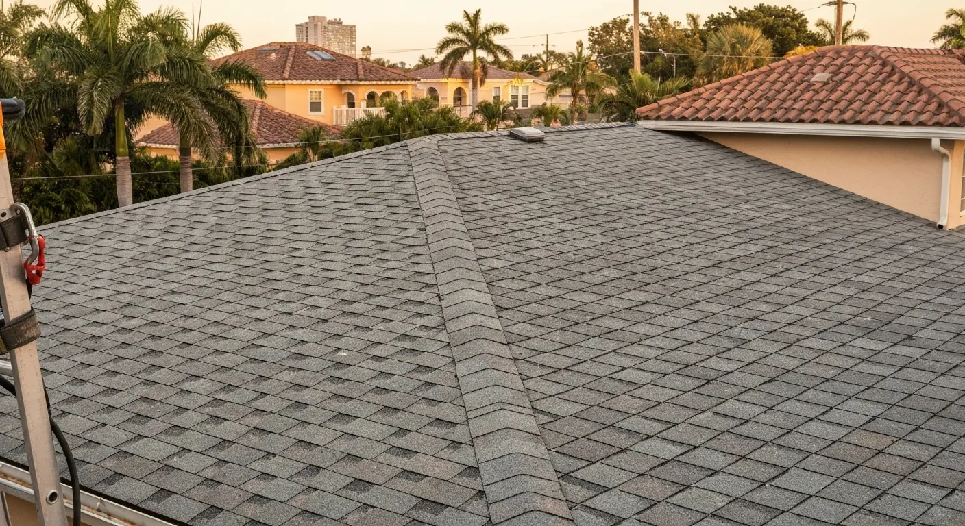 Roof cleaning service