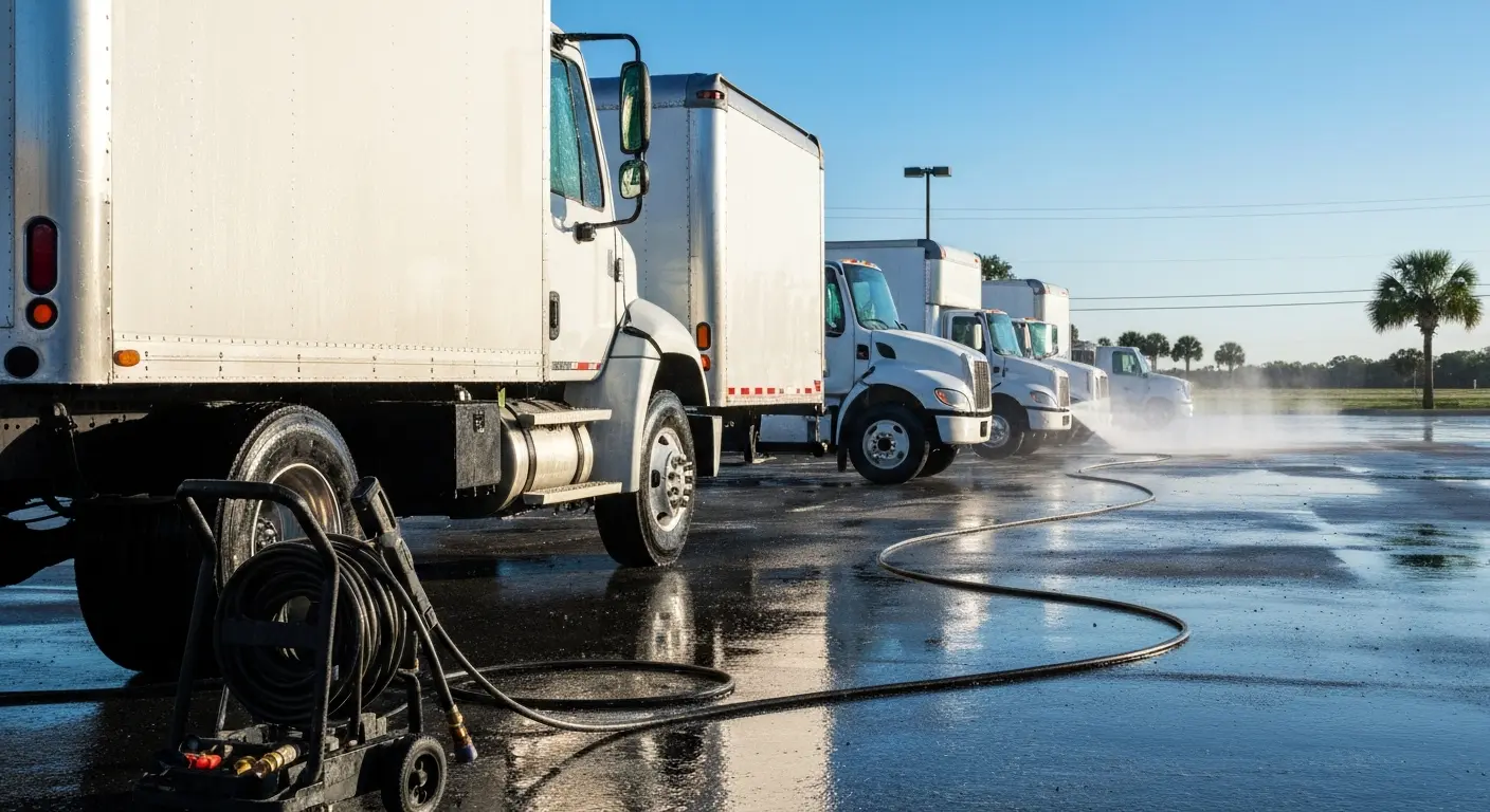 Fleet pressure washing