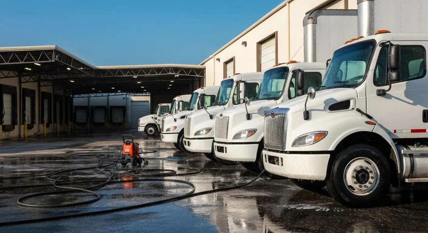 Commercial power washing