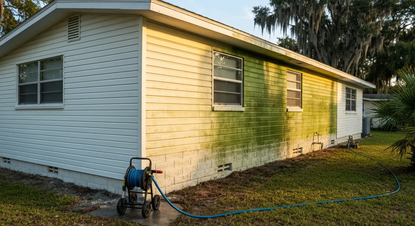 Residential house washing in Mulberry