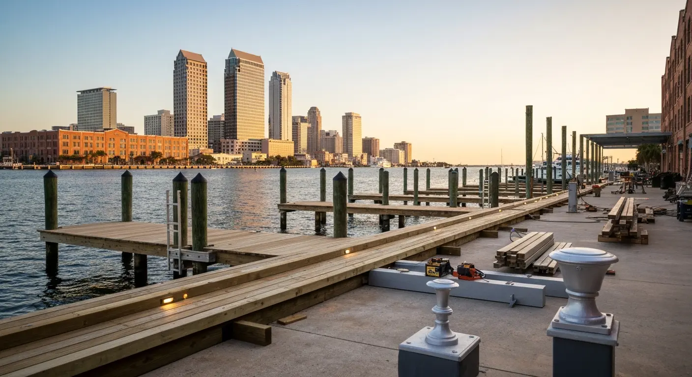 Downtown Tampa and surrounding areas