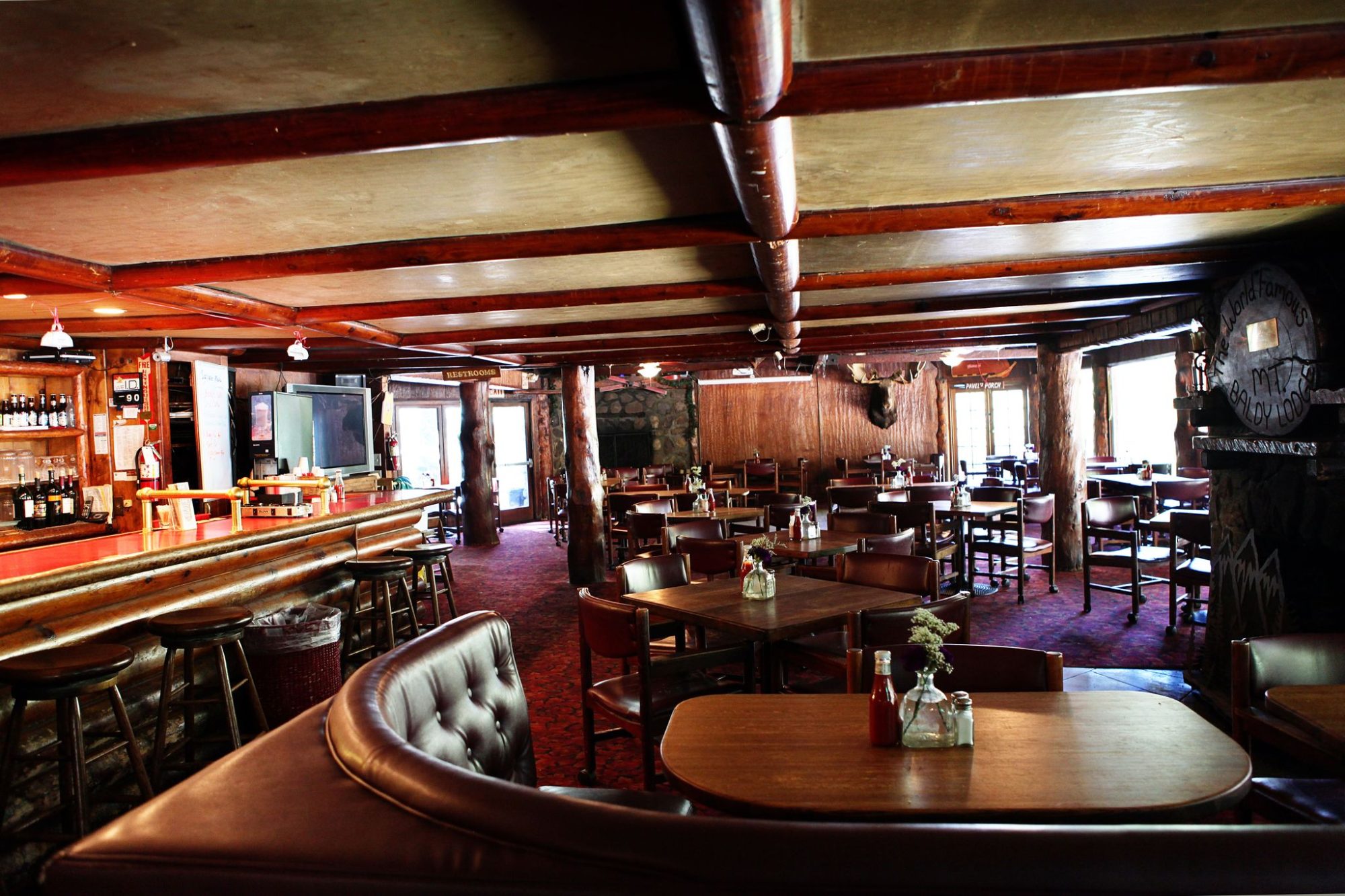 The Lodge bar and dining room