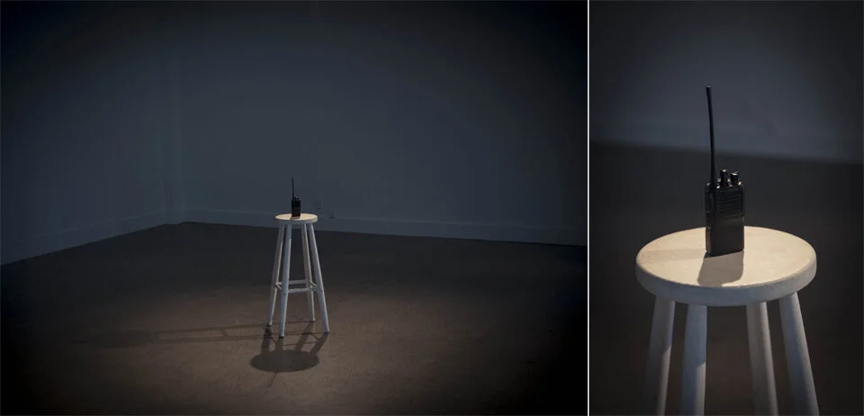 Push to Talk by Kate van der Drift and Clare Fleming performed at Qubit - A Weekend of Performance Art in Port Chalmers Dunedin 2011