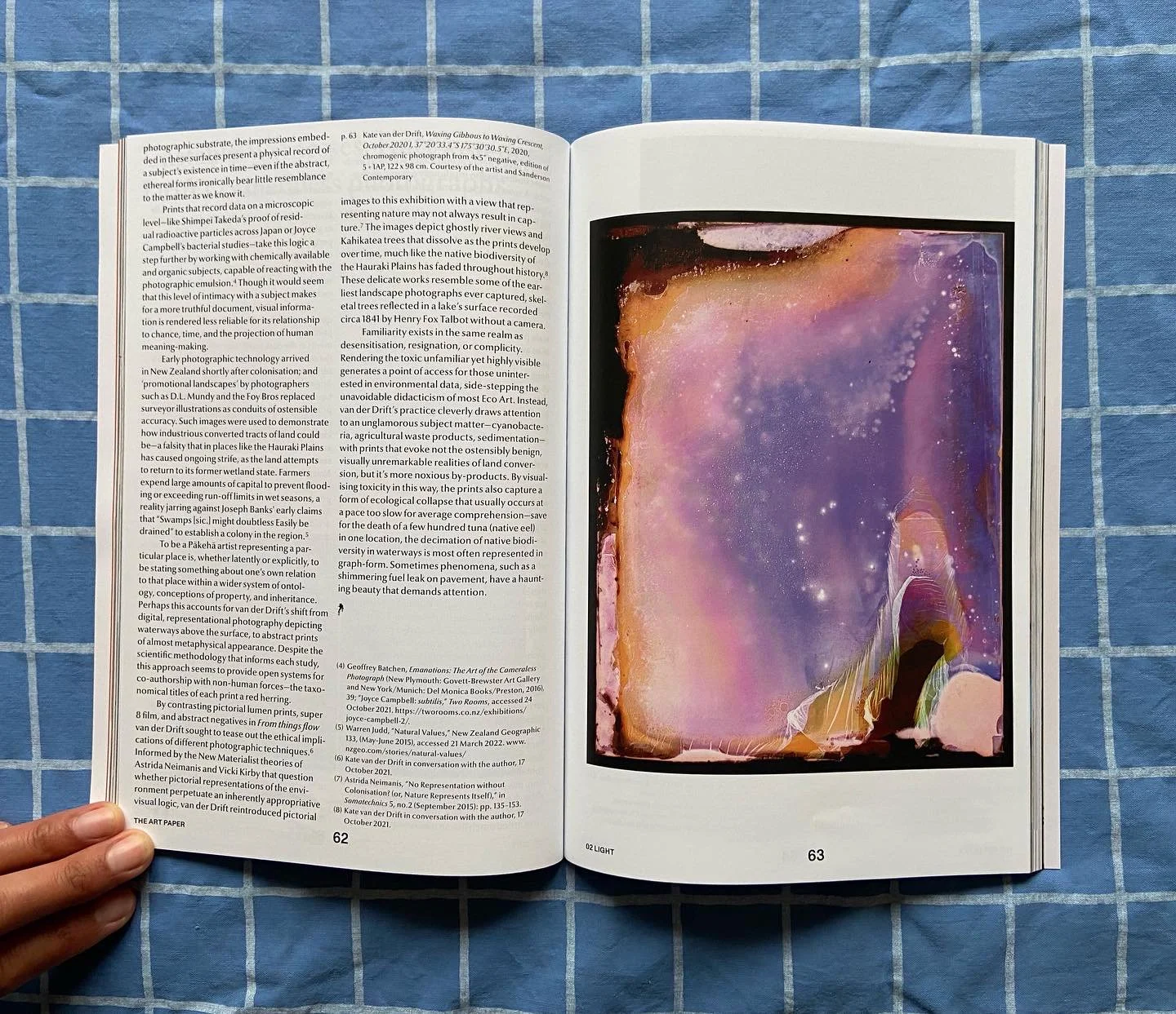 REVIEW BY NINA DYER IN THE ART PAPER,2022