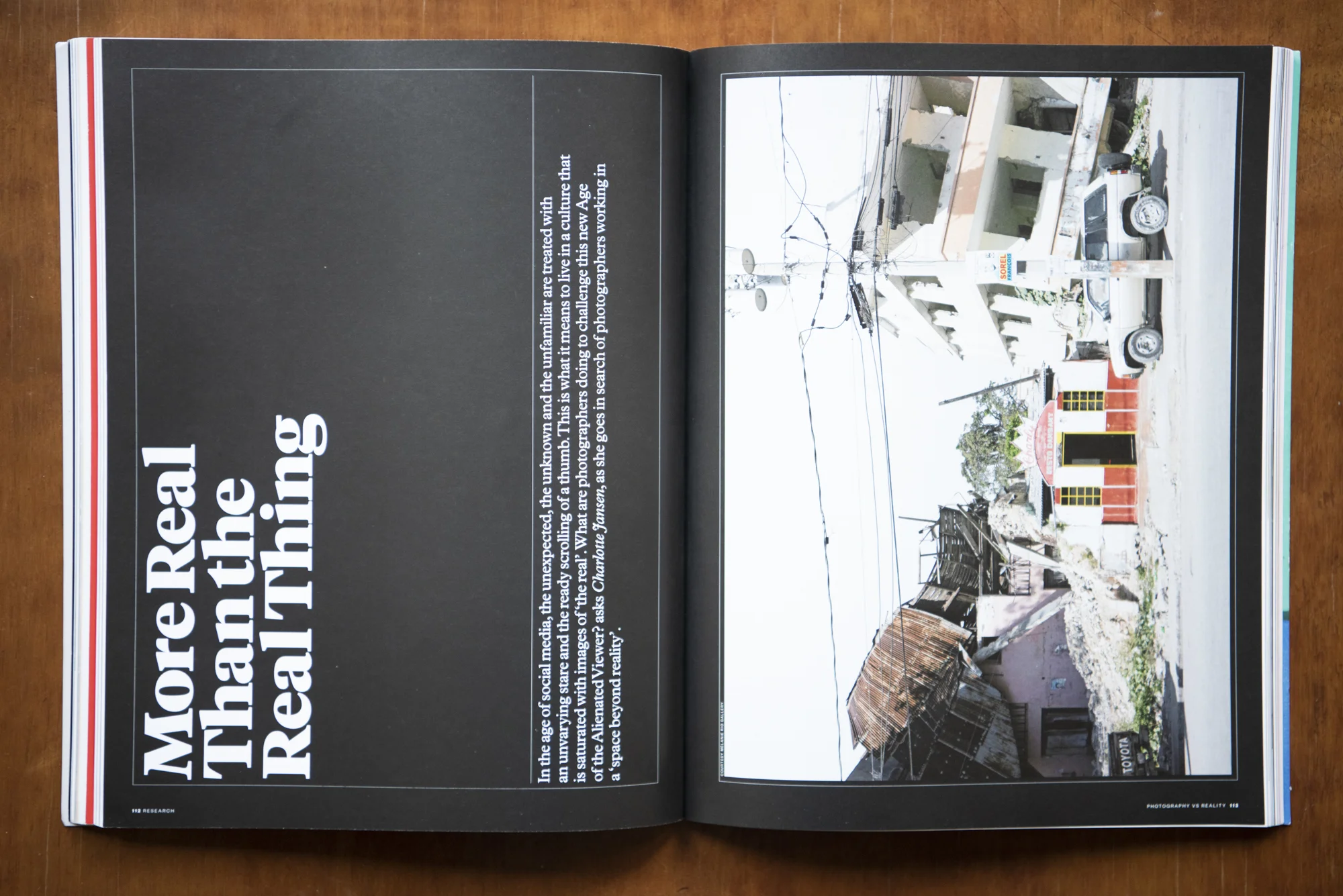 WORK IN ELEPHANT MAGAZINE, Essay by Charlotte Jansen, More Real Than The Real Thing Elephant Magazine Issue 28 Autumn 2016, London