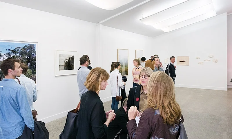 Everything Returns to the Sea 2014 (left) and Otepoti Peninsular August 2015. At Sanderson contemporary