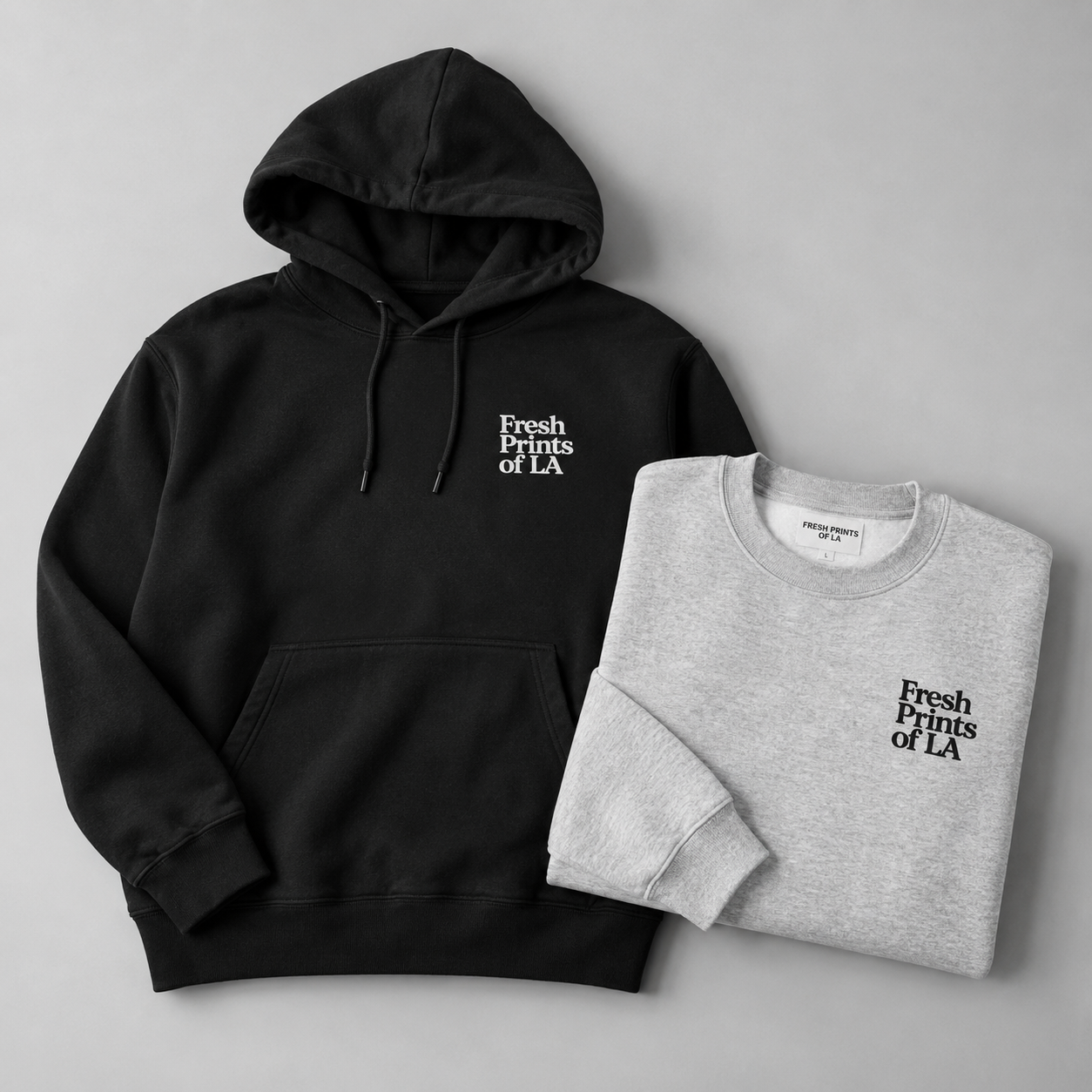Hoodie / sweatshirt — illustrative DTF printing mockup