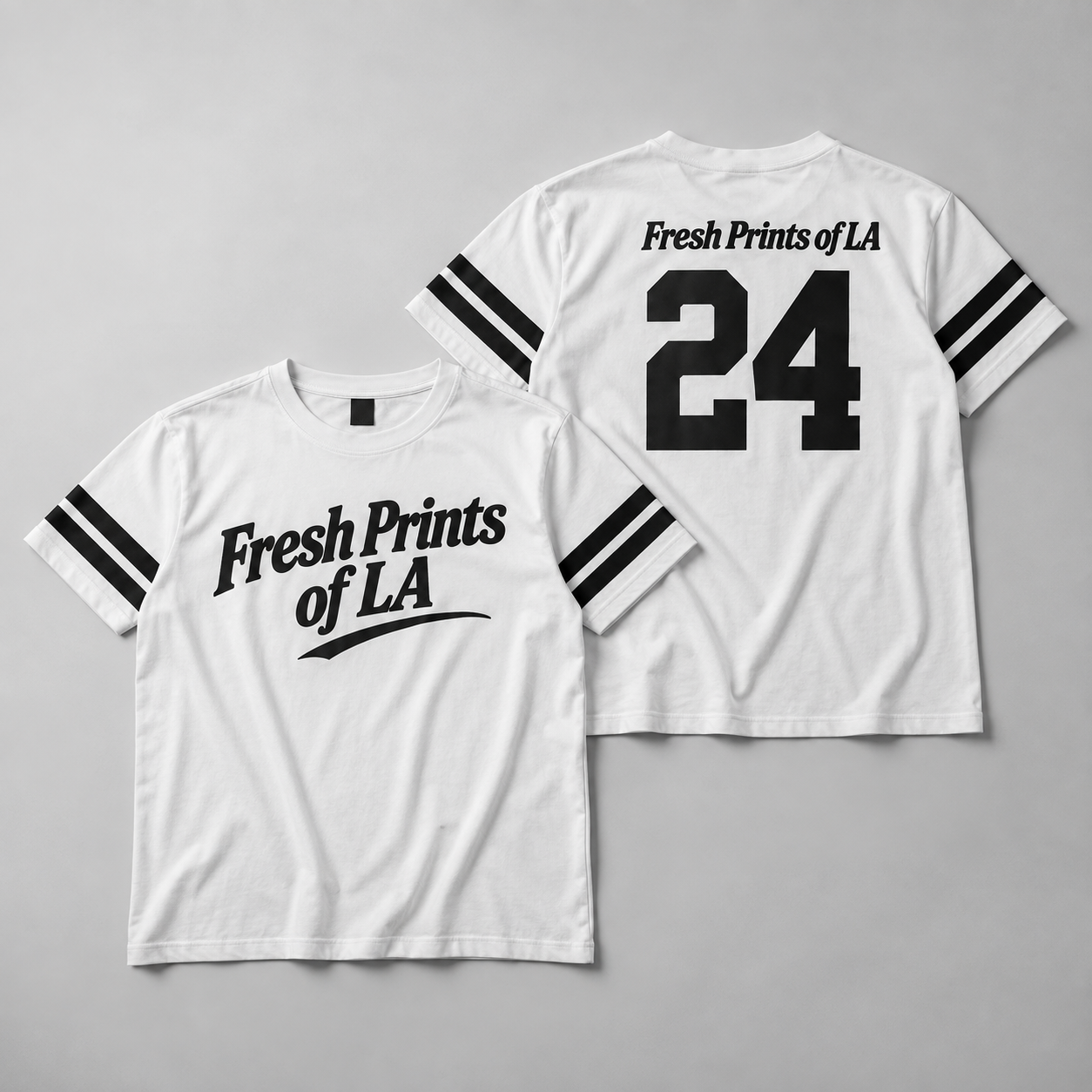 Team / event shirt — illustrative DTF printing mockup