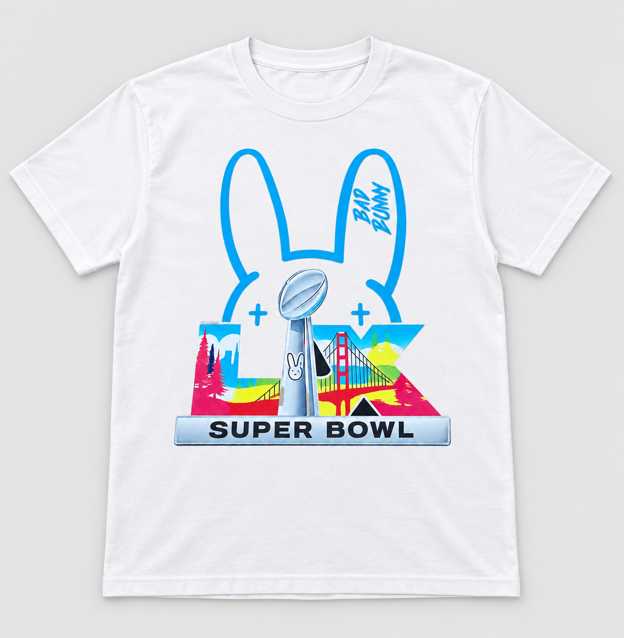 Football celebration — finished-shirt product mockup