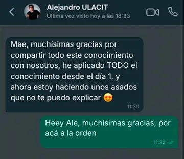Testimonio de cliente 1