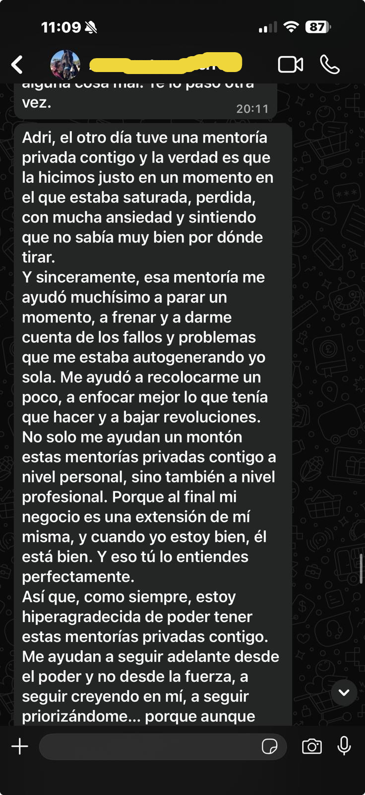 Testimonio Mujer Imparable