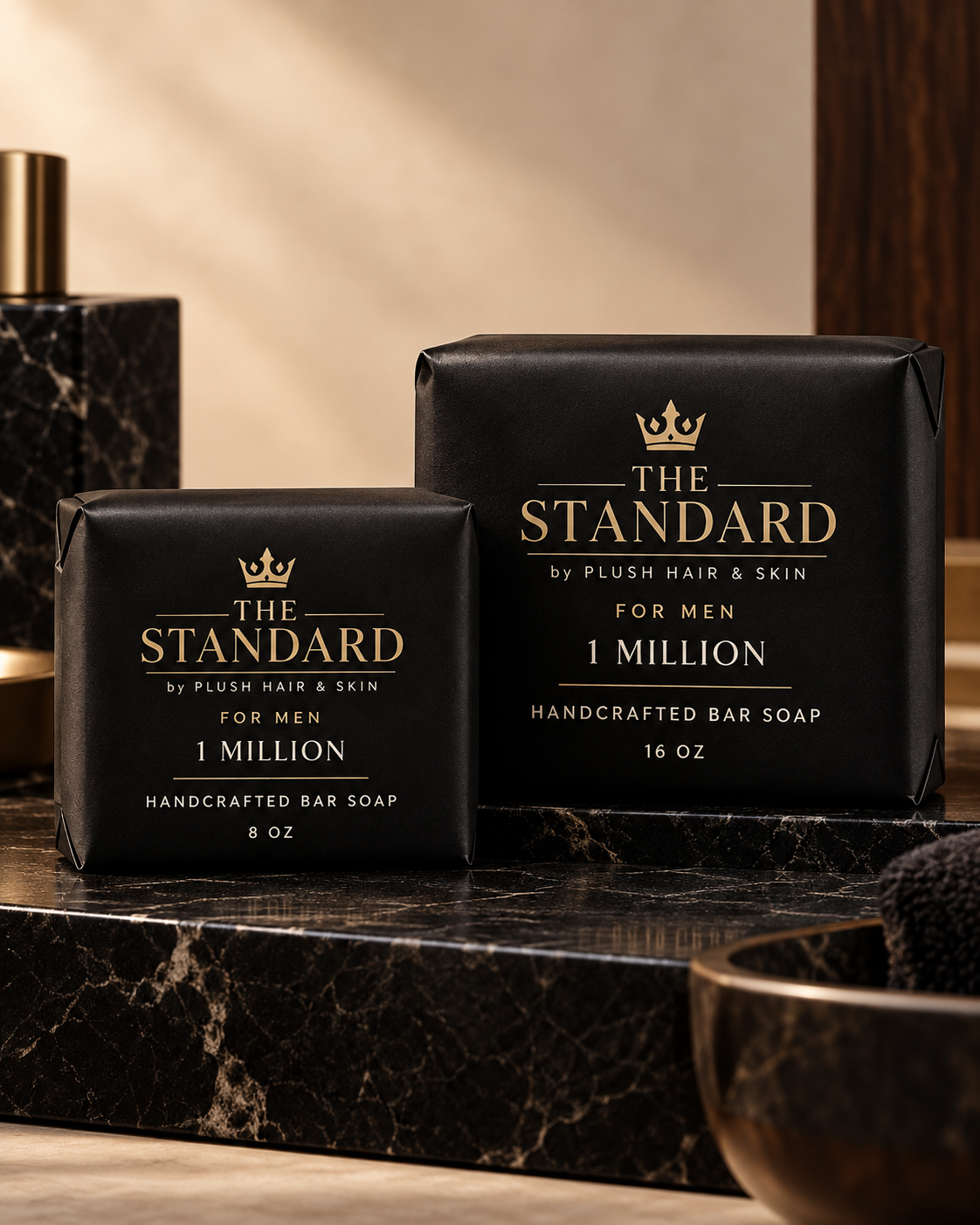 The Standard Men's Collection Handcrafted Bar Soap