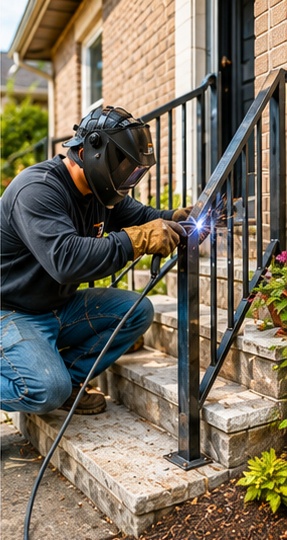 On-site mobile welding