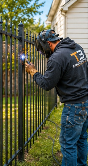 Bracket and support welding
