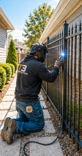Metal repair welding work by T3 Construction