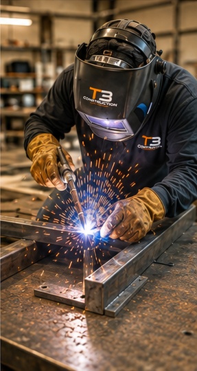 Railing weld repair