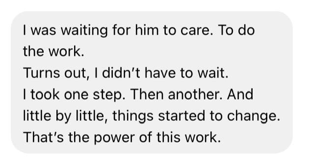 Client message sharing marriage progress