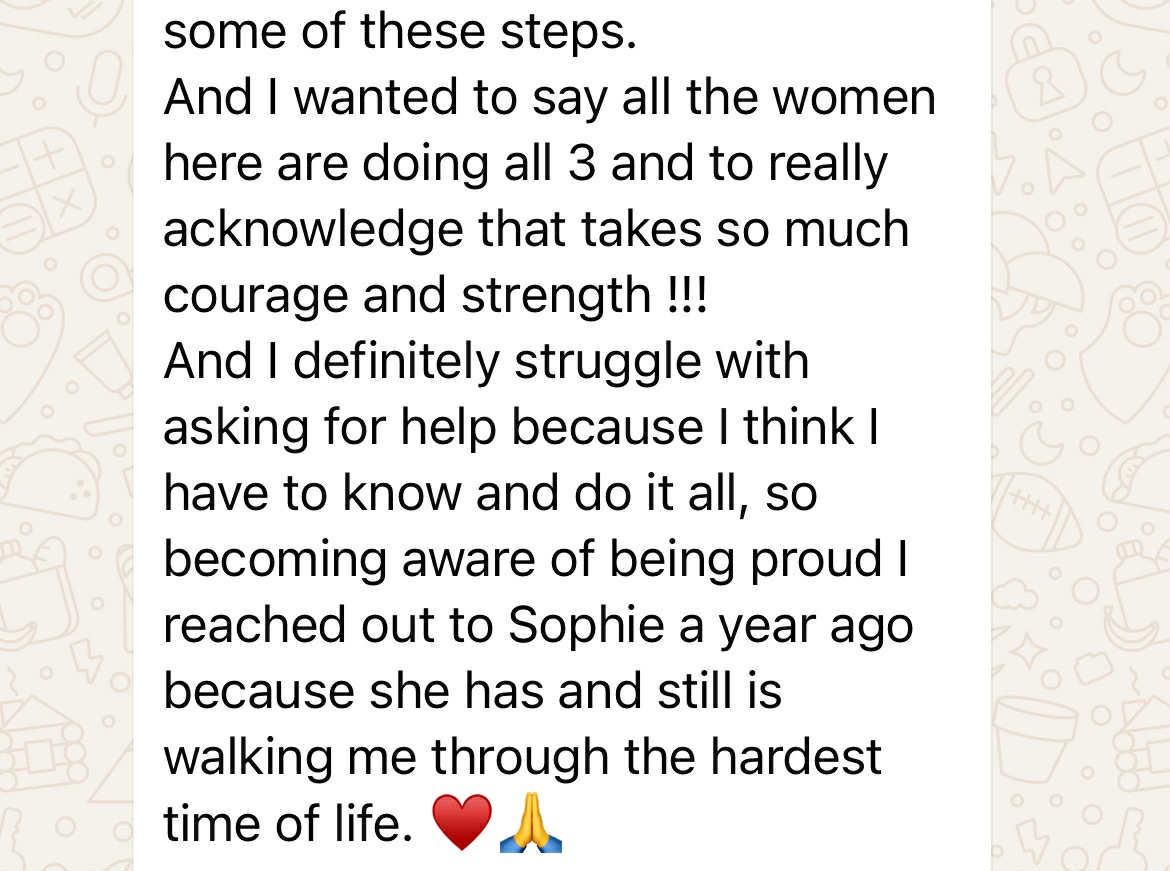 Client message sharing marriage progress
