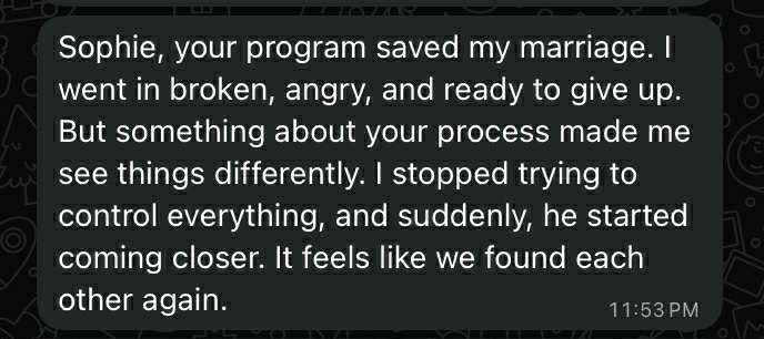 Client testimonial screenshot