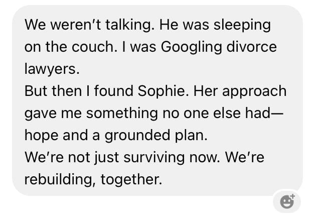 Client message sharing marriage progress
