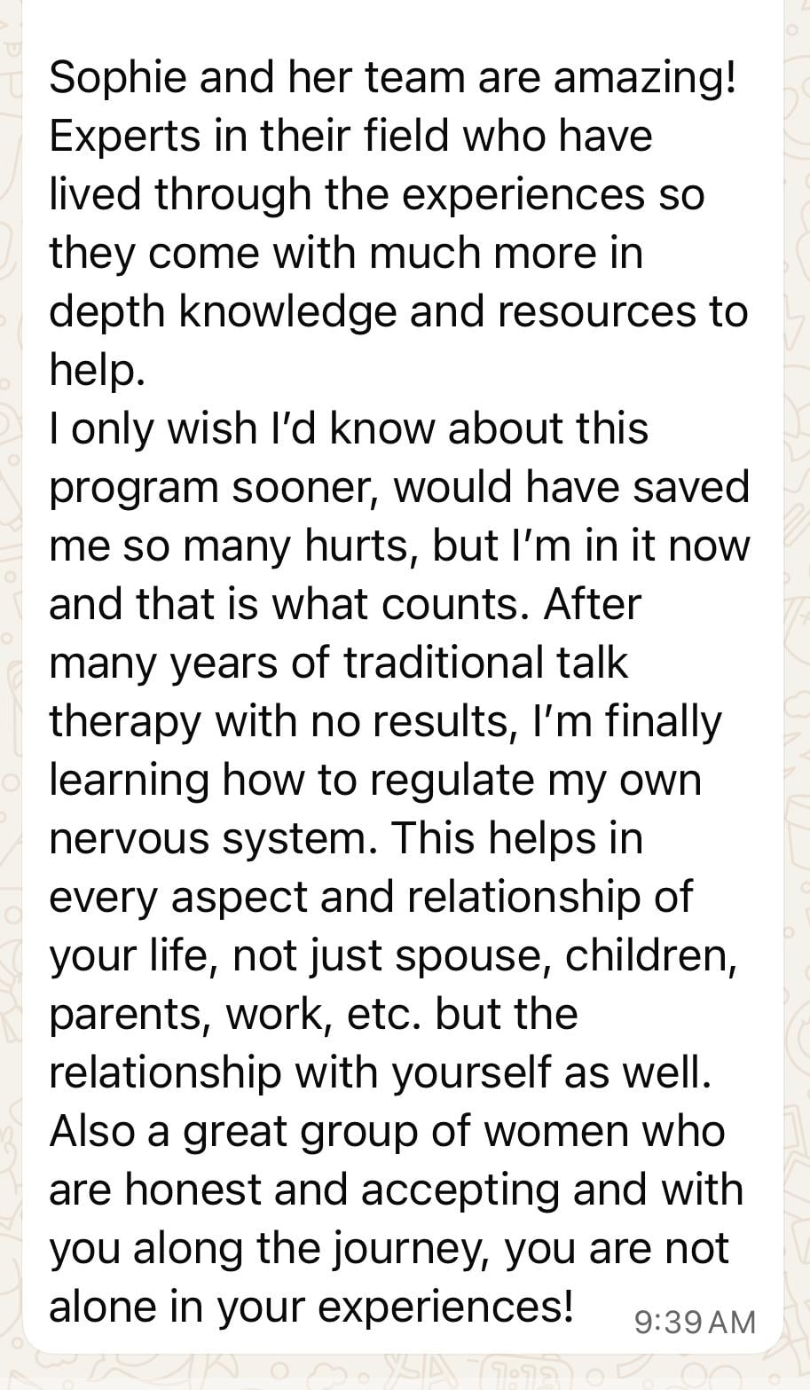 Client message sharing marriage progress