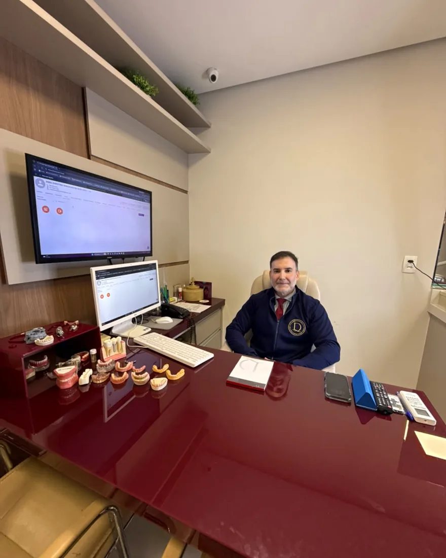 Sala de planejamento da Daldegan Odontologia