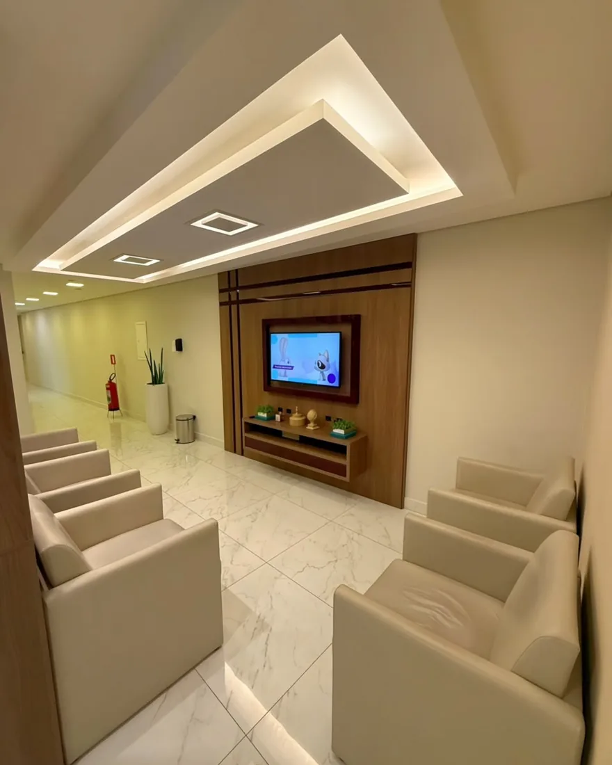 Sala de espera da Daldegan Odontologia