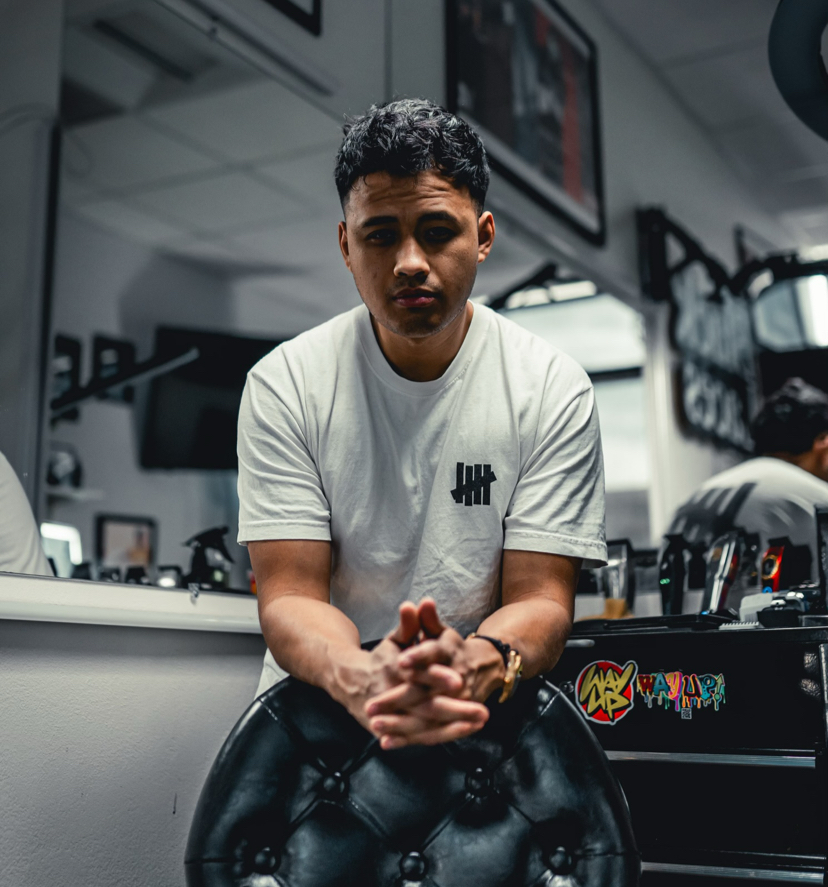 Alexis Rivera, celebrity barber and founder of Blacklaces in West Hollywood, Los Angeles