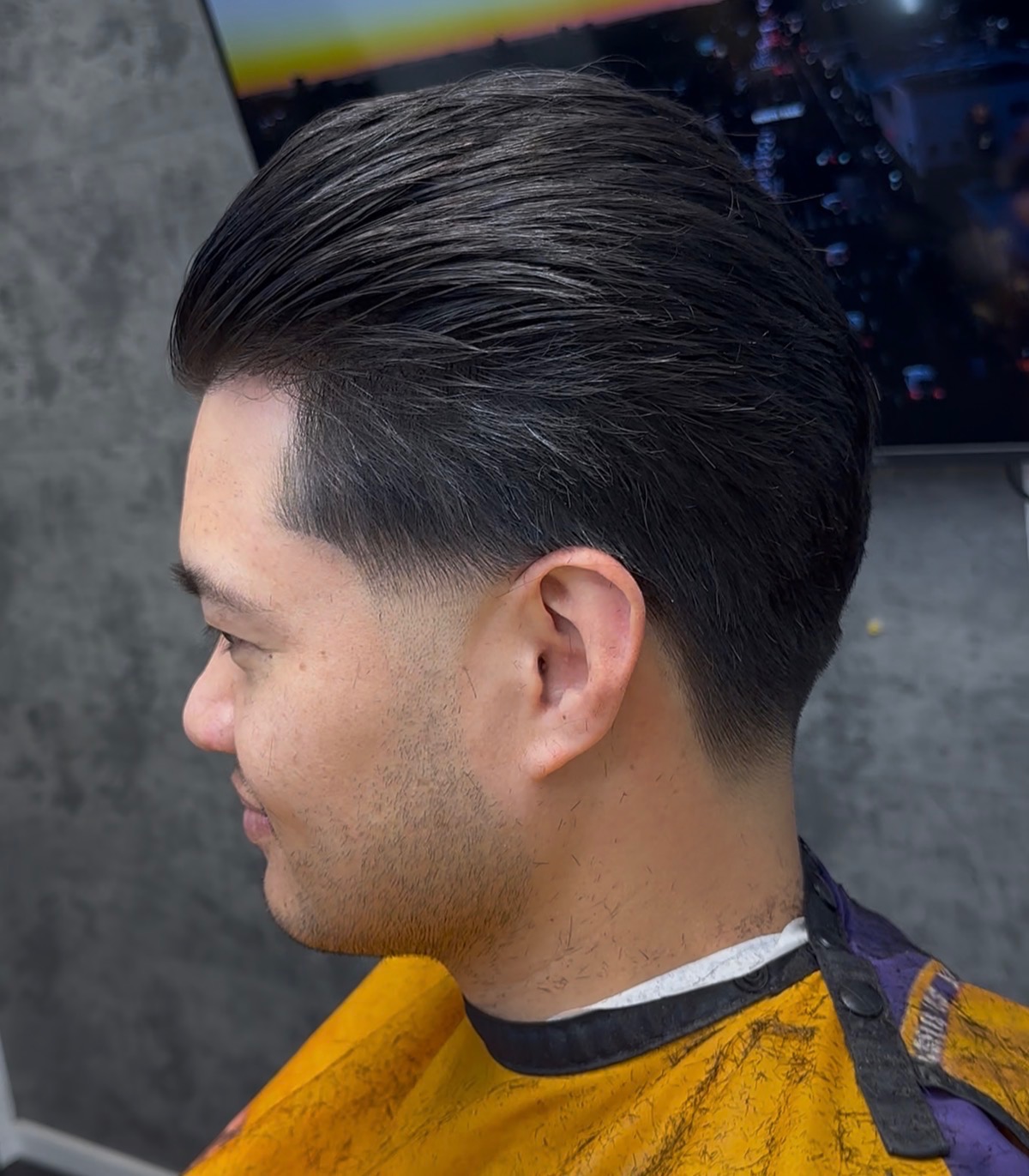 high skin fade by barber Alexis Rivera at Blacklaces in West Hollywood, Los Angeles