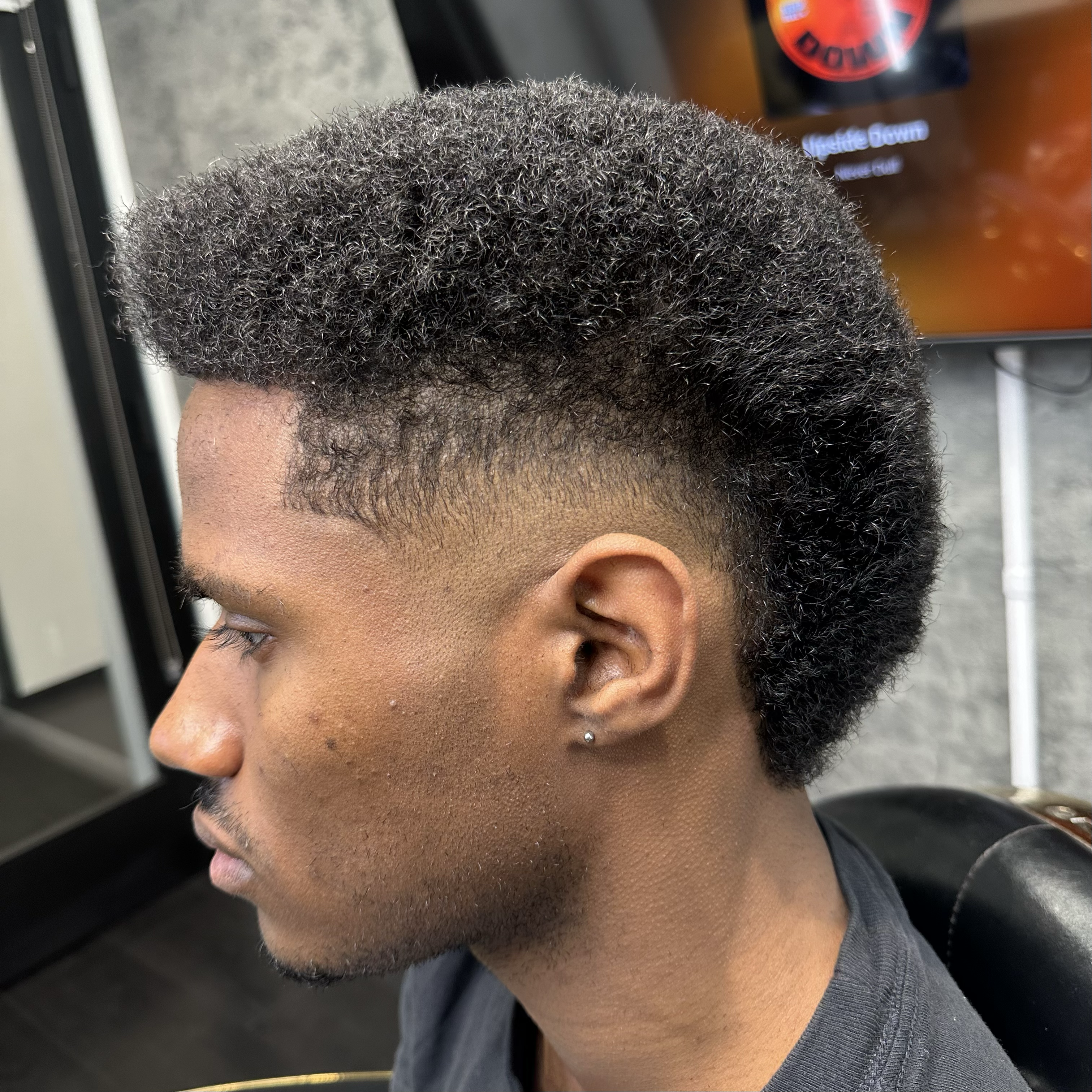 high skin fade by barber Alexis Rivera at Blacklaces in West Hollywood, Los Angeles